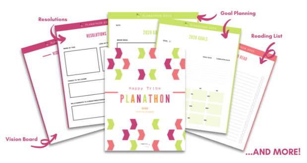 Happy Tribe Planathon Official Planner Preview